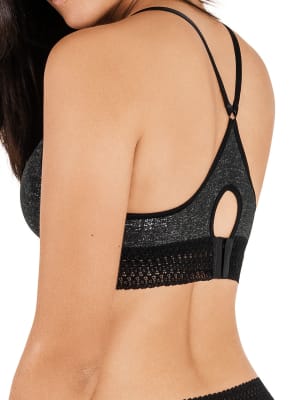 Bralette Brillante Realce Natural Negro Bralette Brillante Realce Natural Negro