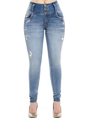 Jeans Levantacola Colombiano J-6073 Truccos Jeans - PaoPink Jeans Levantacola Colombiano J-6073 Truccos Jeans - PaoPink