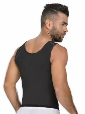 Faja Colombiana Hombre Chaleco Negra Corrector Postura CHN-0060 MyD - PaoPink Faja Colombiana Hombre Chaleco Negra Corrector Postura CHN-0060 MyD - PaoPink