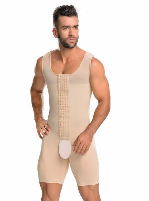Faja Colombiana Hombre Entera Beige F-0061 MyD - PaoPink Faja Colombiana Hombre Entera Beige F-0061 MyD - PaoPink