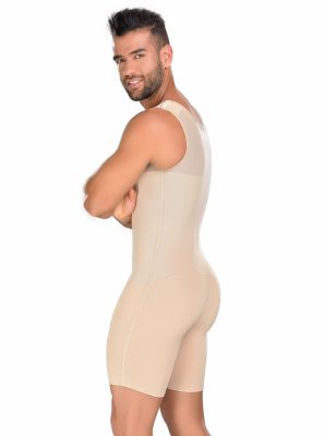 Faja Colombiana Hombre Entera Beige F-0061 MyD - PaoPink Faja Colombiana Hombre Entera Beige F-0061 MyD - PaoPink