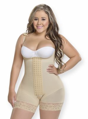 Faja Colombiana Media Pierna Beige F-0083 MyD - PaoPink Faja Colombiana Media Pierna Beige F-0083 MyD - PaoPink