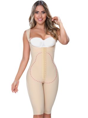Faja Postquirúrgica Larga Beige F-0879 MyD - PaoPink Faja Postquirúrgica Larga Beige F-0879 MyD - PaoPink
