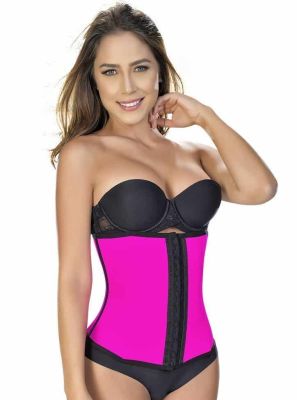 Faja Colombiana Corset Látex Fucsia FFL-0557 MyD - PaoPink Faja Colombiana Corset Látex Fucsia FFL-0557 MyD - PaoPink
