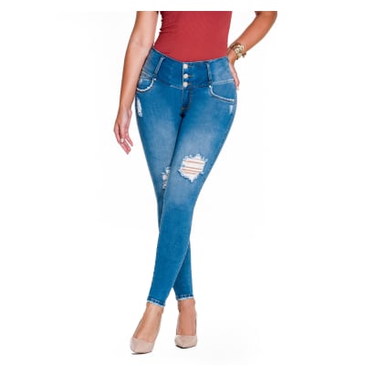 Jeans Levantacola Colombiano J-6455 Truccos Jeans - PaoPink Jeans Levantacola Colombiano J-6455 Truccos Jeans - PaoPink