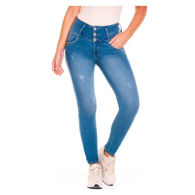 Jeans Levantacola Colombiano J-6665 Truccos Jeans - PaoPink Jeans Levantacola Colombiano J-6665 Truccos Jeans - PaoPink