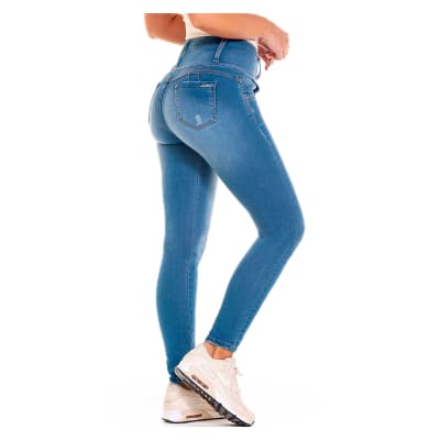 Jeans Levantacola Colombiano J-6665 Truccos Jeans - PaoPink Jeans Levantacola Colombiano J-6665 Truccos Jeans - PaoPink