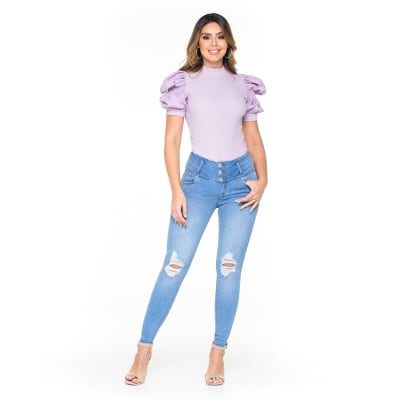 Jeans Levantacola Colombiano J-6897 Truccos Jeans - PaoPink Jeans Levantacola Colombiano J-6897 Truccos Jeans - PaoPink