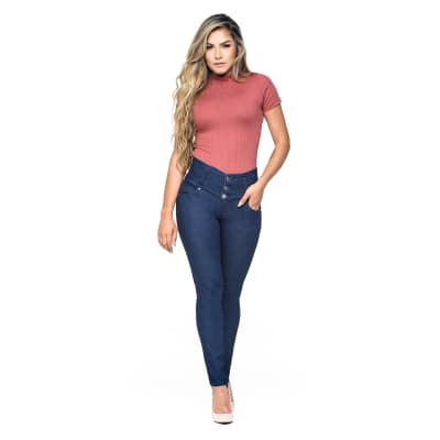 Jeans Levantacola Colombiano J-6989 Truccos Jeans - PaoPink Jeans Levantacola Colombiano J-6989 Truccos Jeans - PaoPink