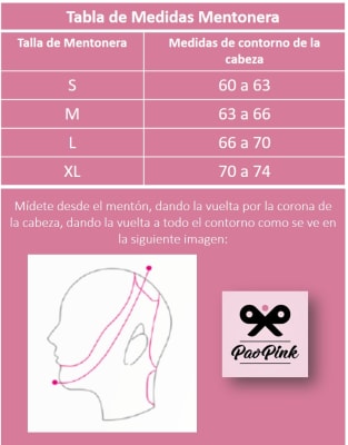 Mentonera M-0810 MyD - PaoPink Mentonera M-0810 MyD - PaoPink