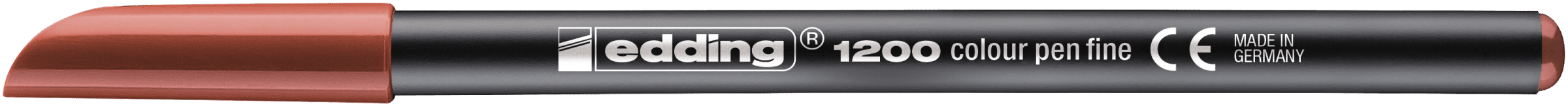 Marcador fibra Edding E-1200 Café