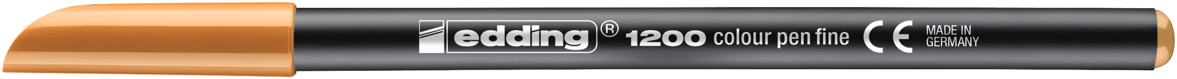 Marcador fibra Edding E-1200 Naranjo claro