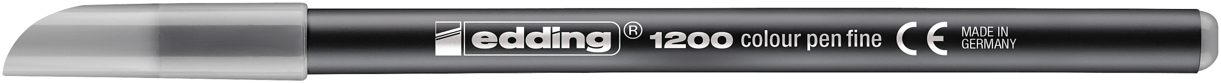 Marcador fibra Edding E-1200 Gris claro