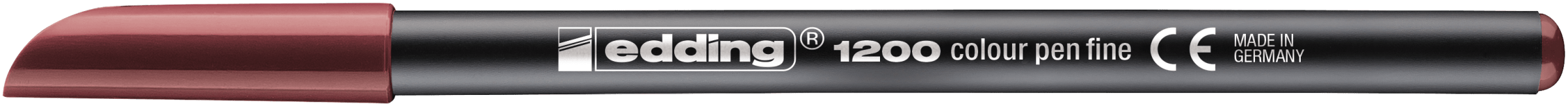 Marcador fibra Edding E-1200 Rojo inglés