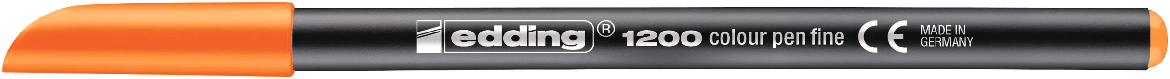 Marcador fibra Edding E-1200 Naranjo fluor