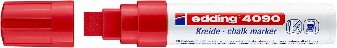 Marcador tiza Edding E-4090 Rojo