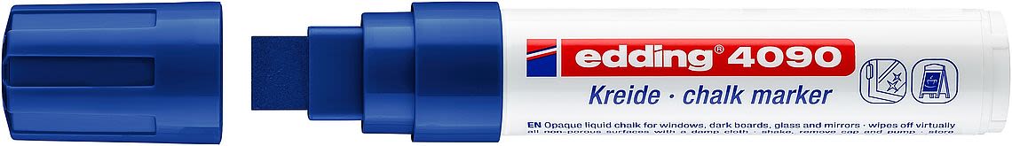 Marcador tiza Edding E-4090 Azul