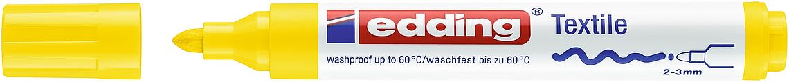 Marcador textil Edding E-4500 Amarillo