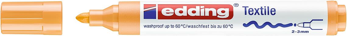 Marcador textil Edding E-4500 l Naranja Claro