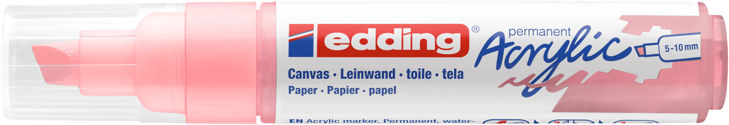 Marcador Acrílico trazo grueso Edding e-5000 Malva