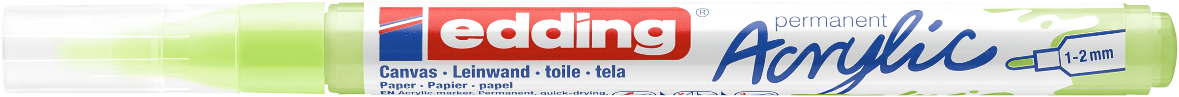 Marcador Acrílico trazo fino  Edding  e-5300  Verde pastel