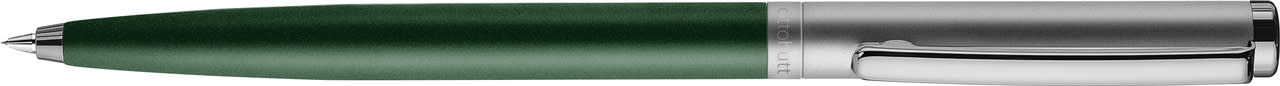 Bolígrafo Otto Hutt D01  Verde Lacado Capuchón Rutenio