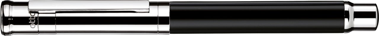 Rollerball Otto Hutt D04  Negro Lacado Acabado Brillante
