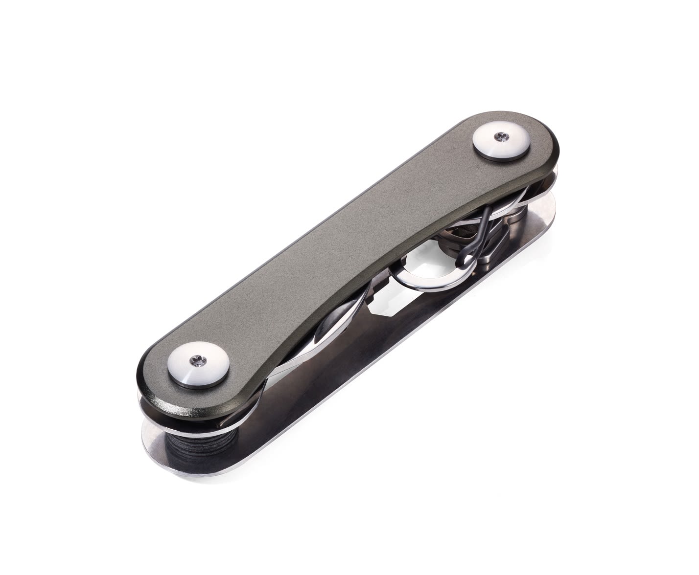 Organizador Troika de llaves para máx. 6 llaves Titanio