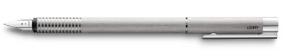 Pluma Lamy Logo F bl Logo Cepillado F1