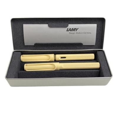 Set Lamy Pluma Cream + Roller Cream1