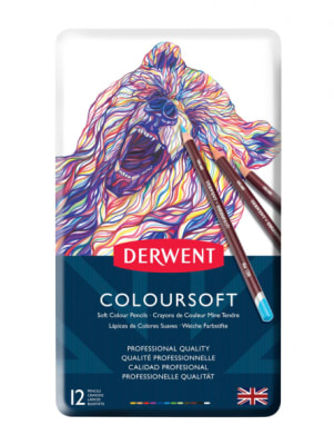 Set de 12 Lápices De Colores Coloursoft Derwent1