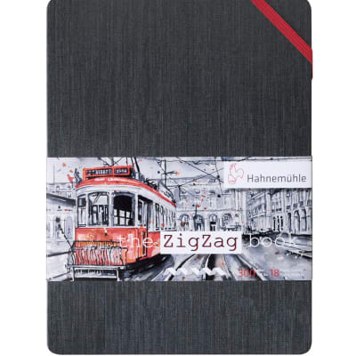 LIBRETA ACUARELA ZIGZAG Hahnemuhle 300 GR A6 18 H1
