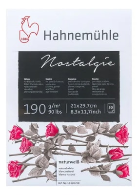 BLOCK DIBUJO NOSTALGIE 190 GR A4 Hahnemuhle1