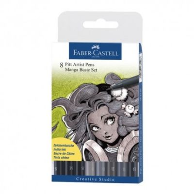 Marcadores Punta Pincel Fino/ Linea Basica (Tinta China) Manga X 81