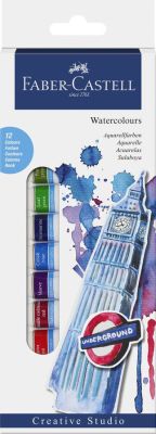 Set Inicial De Pintura Acurelas Acuarelas X 12 tubos1