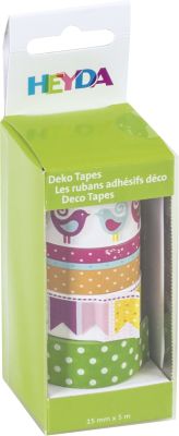 Cintas Mini C/Dispensador aves X 4 Uds1