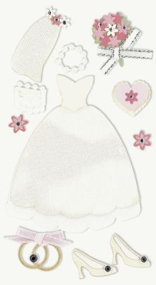 Sticker Variados De Novia surtidos diseños1