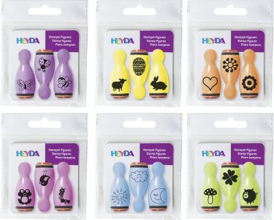 Timbres de Madera X 3 Piezas Cilindrico1