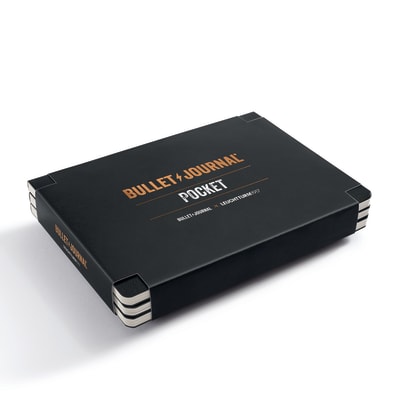Pack leuchtturm1917 3 Pocket Bullet Journal 14,3X10,3 Cm, 46 Hojas Numeradas Con Puntos, Black1