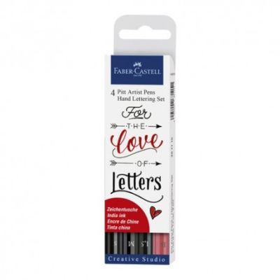 Marcadores Punta Pincel Fina P/Lettering Linea Amor. Set X 41