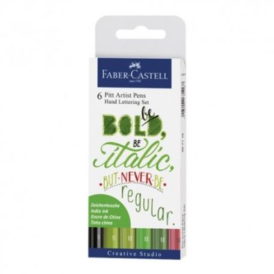 Marcadores Para Lettering Punta Pincel Fino. Punta Fina Tinta China X 61