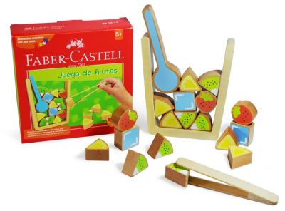 Juegos Creativos De Frutas. (Base+Figuras+Prenzador) Promueve Ejercita La Motricidad Niños 5+1