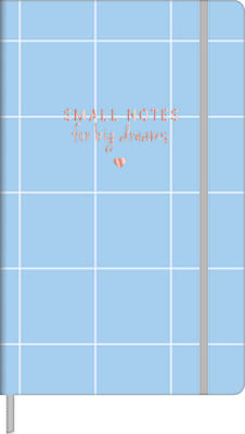 Cuaderno Hojas Blancas Small Notes Celeste1