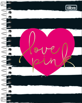 Cuaderno 1/8 T/Dura Clasico Amo El Rosa x 80 H Ti3