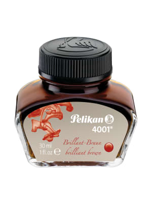 Tintero Pelikan 4001,30 ML Color BRILLIANT BROWN1