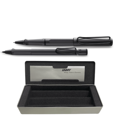 Set Lamy Safari Umbra Rollerball + Portaminas1