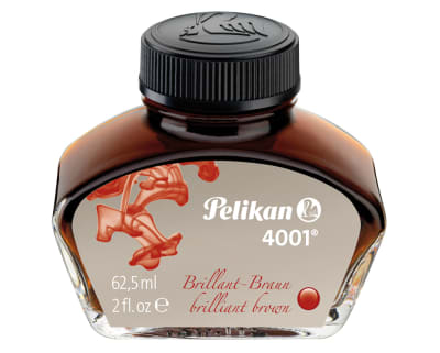 Tintero Pelikan 4001. 62,5 ML Color BRILLIANT BROWN1