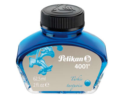 Tintero Pelikan 4001. 62,5 ML Color TURQUESA1