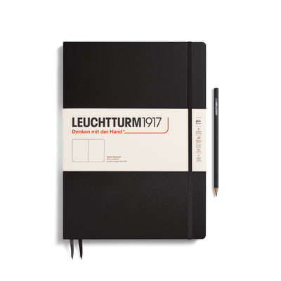 Cuaderno Leuchtturm1917 Master Slim A4+ 123P Croquis, Black1