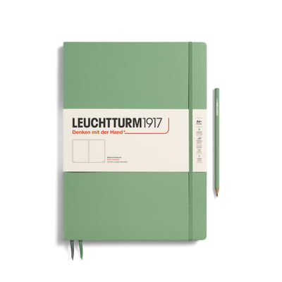 Cuaderno Leuchtturm1917 Master Slim A4+ 123P Croquis, Sage1